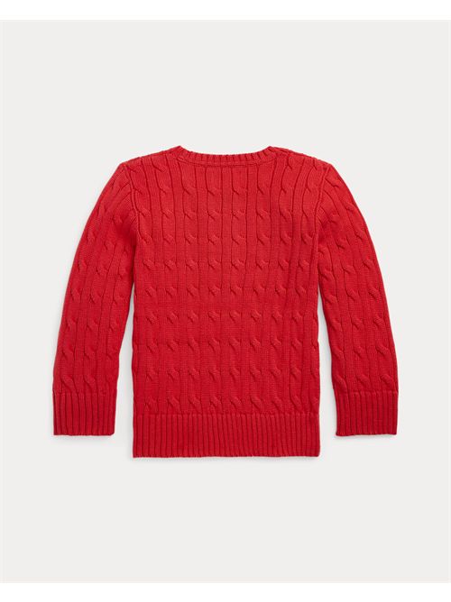 Maglia trecce rosso RALPH LAUREN | 322702674043ROSSO